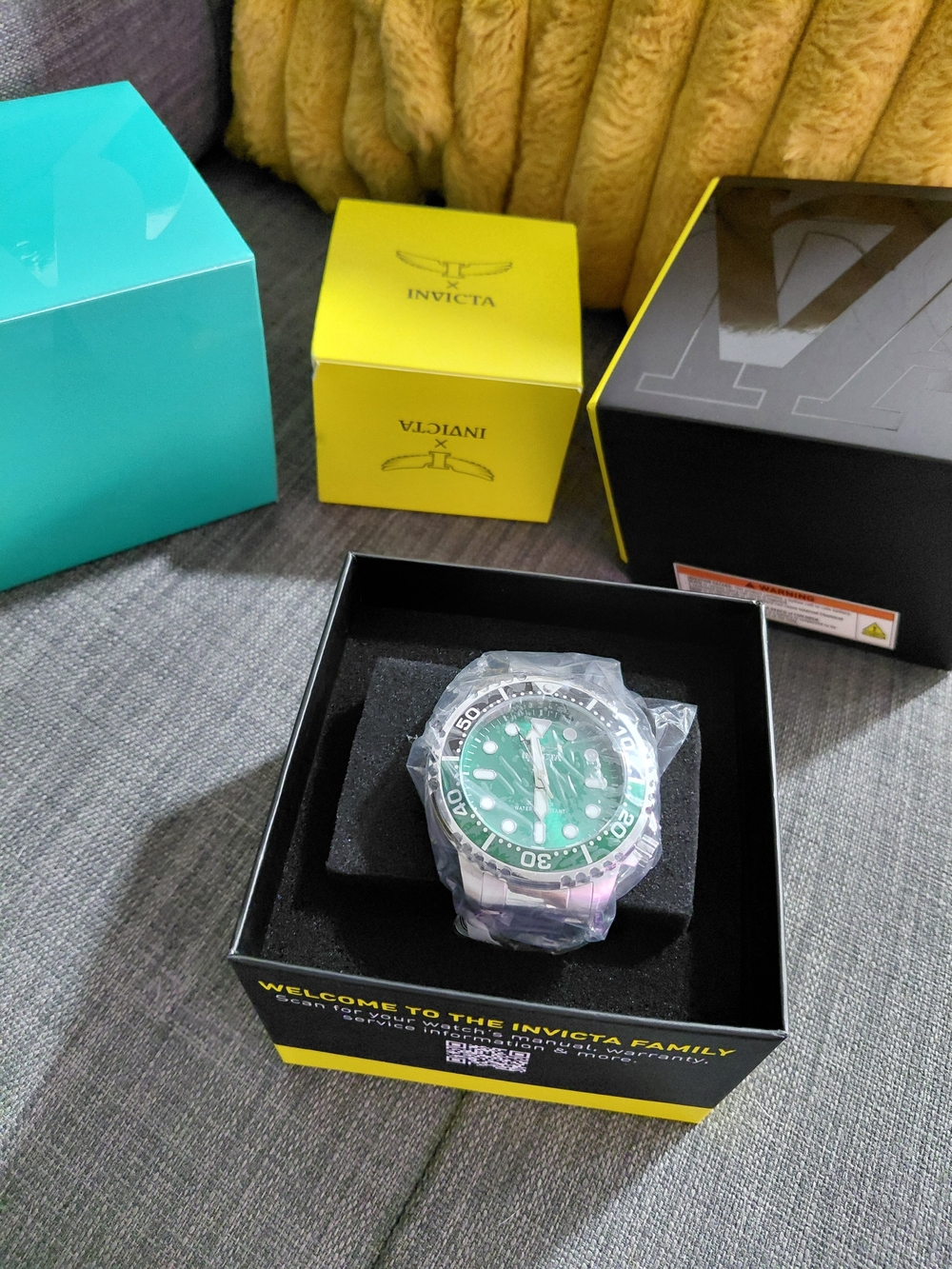 Invicta Men’s Green Dive Watch 48 Mm Marisdrift